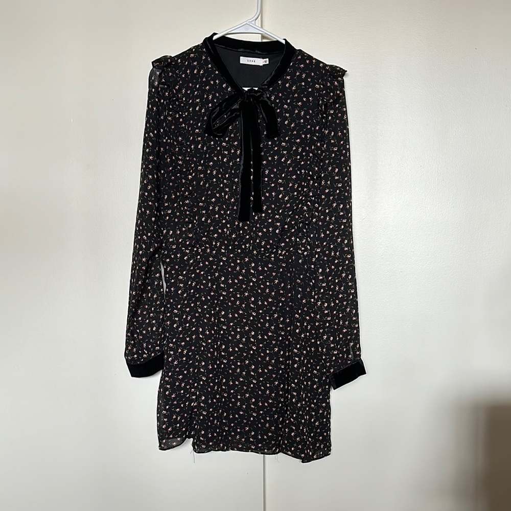 Black Floral Dress Lush at Lulus